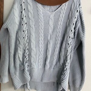 Oversized Small light blue sweater